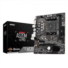Msı A520M-A Pro A520 Ddr4 (Vga Yok) Glan Matx Dvı Hdmı M.2 Usb3.2 Am4 Amd Anakart