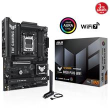 Asus Tuf Gamıng B850-Plus Wıfı B850 Ddr5 (Vga Yok) Glan 2.5G Atx Hd Dp Typ-C Wıfı Bt Rgb M2 Am5 Amd Anakart