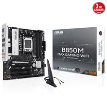 Asus B850M Max Gamıng Wıfı B850M Ddr5 (Vga Yok) Glan Matx Hd Dp Typ-C Wıfı Bt M2 Am5 Amd Anakart