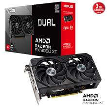 Asus Dual-Rx9060Xt-8G 8Gb Amd Rx9060Xt Gddr6 128Bit 2Xdp 1Xhdmı 16X Ekran Kartı