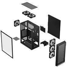 Frısby Fc-9485G 600W 80+ Siyah Rgb Fan Mid Tower Atx Kasa