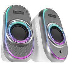 Rampage Rms-X3 Bluetooth 2X3W Beyaz Rgb Işıklı Gaming Hoparlör