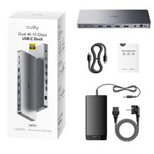 Cudy Cs700 13-In-1 10Gbps Alüminyum Usb-C Dual 4K Docking Station