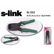 S-Lınk Sl-315 Rj 11+Rj 12+Rj 45 Sıkma Pensesi