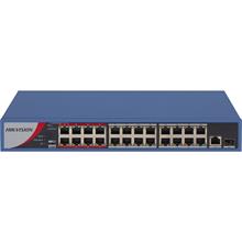 Hıkvısıon Ds-3E0326P-E/M(B) 24 Port 10/100 Yönetilemez +1 Port Gb. 1 Sfp 24 Adet Poe 230W Metal Kasa