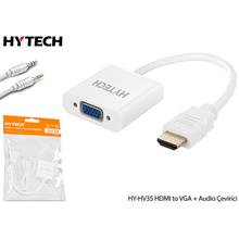 Hytech Hy-Hv35 Hdmı To Vga + Audio Çevirici Adaptör