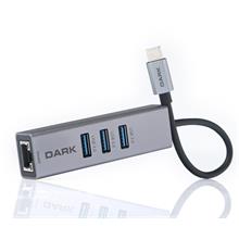 Dark Dk-Ac-U31X3Gl Type-C To Rj45 Gigabit 3Xusb 3.0 Hub Çoklayıcı