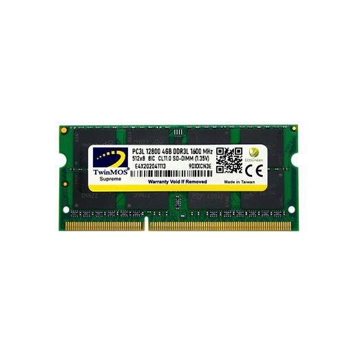 Twınmos Mdd3L4Gb1600N 4Gb Ddr3 1600Mhz Notebook Bellek 1.35 Volt