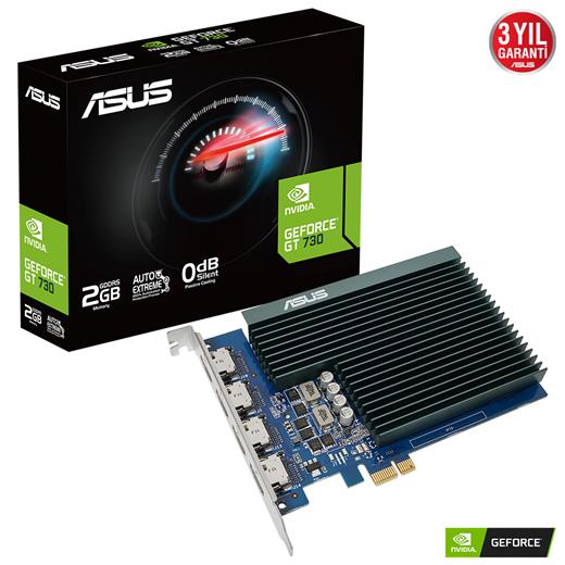 Asus Gt730-4H-Sl-2Gd5 2Gb Geforce Gt730 Ddr5 64Bit 4Xhdmı 16X Ekran Kartı