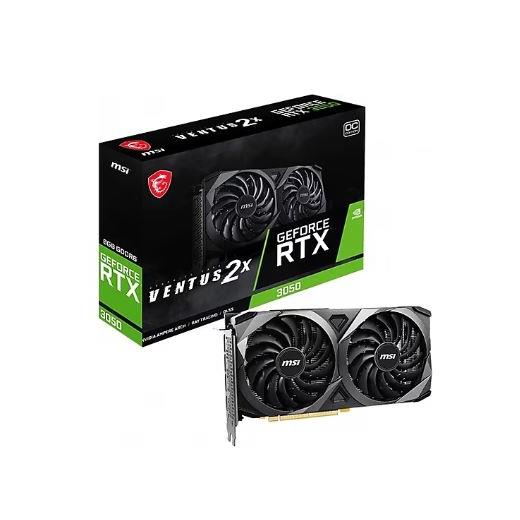 Msı Rtx 3050 Ventus 2X Xs 8G Oc 8Gb Geforce Rtx3050 Gddr6 128Bit Hdmı Dvı/Dp 16X Ekran Kartı