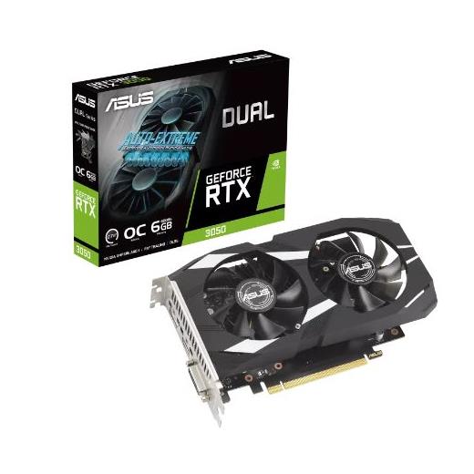 Asus Dual-Rtx3050-O6G 6Gb Geforce Rtx3050 Gddr6 96Bit Hdmı Dvı/Dp 16X Ekran Kartı