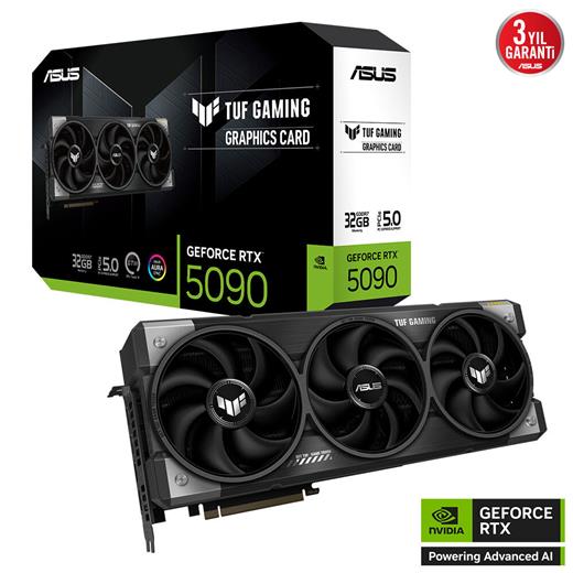 Asus Tuf-Rtx5090-32G-Gamıng 32Gb Geforce Rtx5090 Gddr7 512Bit 2Xhdmı 3Xdp 16X Ekran Kartı (Argb)