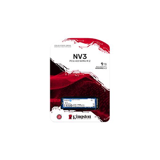 Kıngston Snv3S/1000G Nv3 M.2 1Tb (6000-4000Mb/S) Pcıe + Nvme Ssd Disk (22X80Mm)