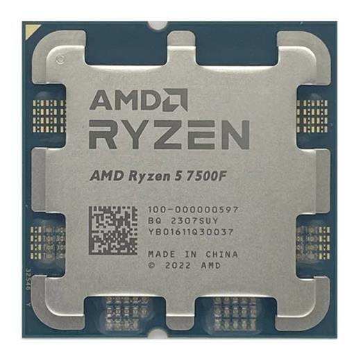 Amd Ryzen 5 7500F (6 Çekirdek) 3.7Ghz ~ 5.0Ghz 32Mb Am5 İşlemci Tray (Fansız)