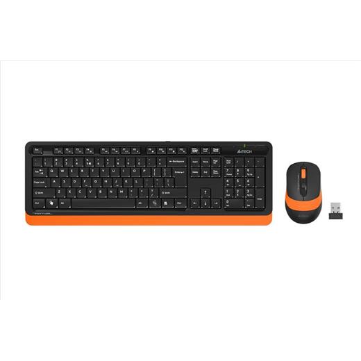 A4 Tech Fg1010 Q Türkçe Kablosuz Turuncu 2000Dpi Klavye+ Mouse