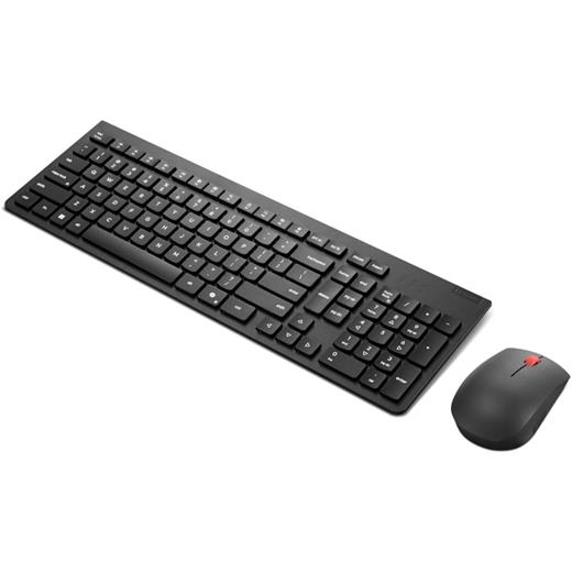 Lenovo 4X31N50744 Q Türkçe Kablosuz Siyah Essential Klavye + Mouse Seti