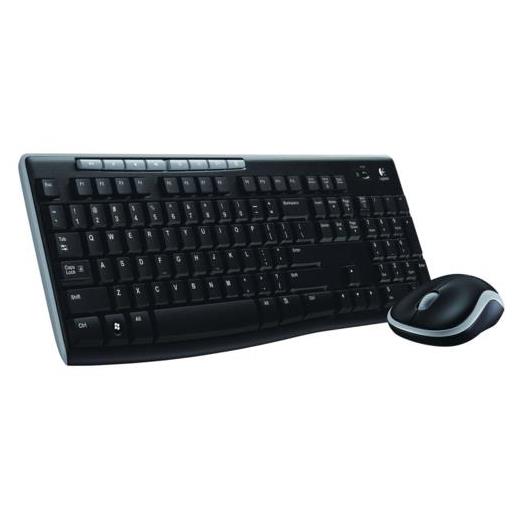 Logıtech Mk270 Q Türkçe Kablosuz Multimedya Siyah Klavye+ Mouse