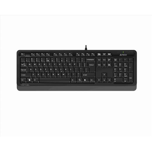 A4 Tech Fk10 Q Usb Multimedya Siyah-Gri Klavye