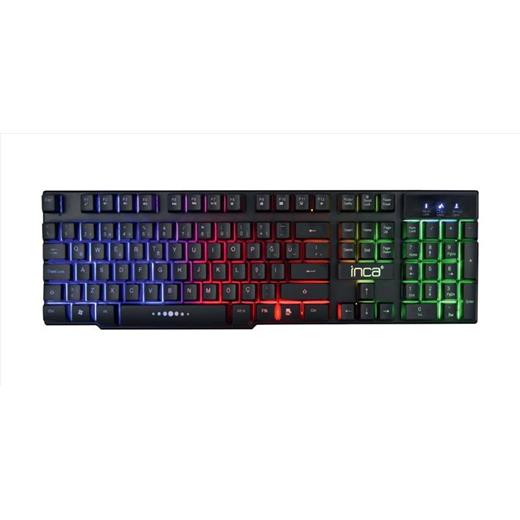 Inca Ikg-449 Türkçe Usb Raınbow Efect Mekanik Hisli Siyah Oyuncu Klavye