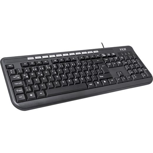 Inca Ik-254Qu Q Türkçe Usb Multimedya Soft Touch Siyah Klavye