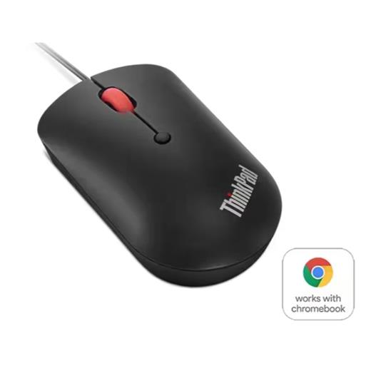 Lenovo 4Y51D20850 Usb-C Kablolu 1600-2400Dpi Siyah Thinkpad Compact Mouse