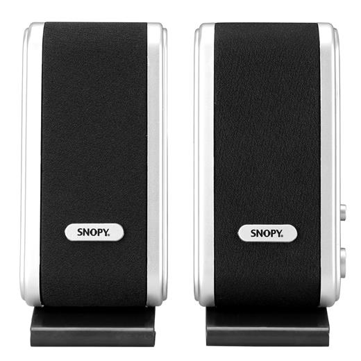 Snopy Sn-820 2.0 Siyah-Gümüş Lcd İnce Tasarım Usb Hoparlör