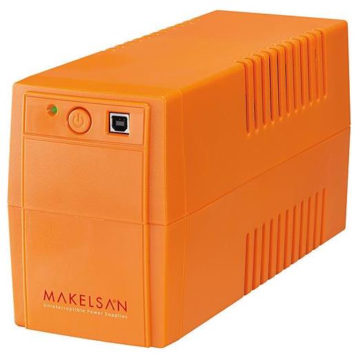 Makelsan Lıon 650 Va (1X12V 7Ah Akü) Turuncu Line Interactive 5/10 Dk Ups