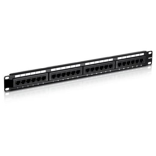 Ods 10C-Sb1U24Pcat6U-Rl1A 24 Port Cat6 Utp Dolu Patch Panel