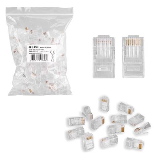 S-Lınk Sl-Rj460 Cat6 Utp Konnektör 100 Lü Paket