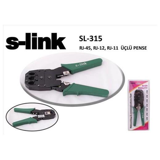 S-Lınk Sl-315 Rj 11+Rj 12+Rj 45 Sıkma Pensesi