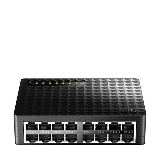Cudy Fs1016D 16 Port 10/100 Yönetilemez Desktop Plastik Kasa Switch