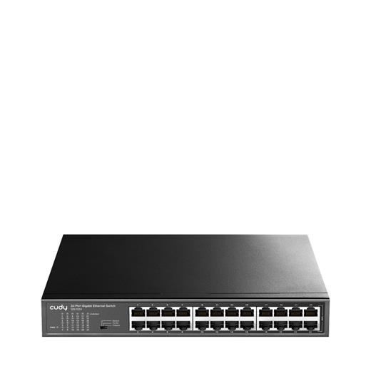 Cudy Gs1024 24 Port 10/100/1000 Yönetilemez Rack Mount Metal Kasa Switch