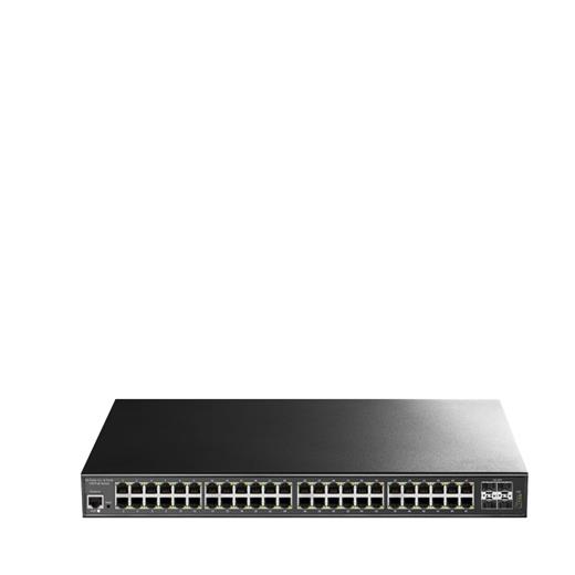 Cudy Gs2048Ps4-720W 48 Port 10/100/1000 Yönetilebilir (L2) 4 Sfp (10Gb) Rack Mount (48 Port Poe++) 720W Switch