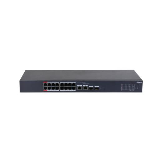 Dahua Dh-Cs4218-16Et-240 16+2 10/100 Yönetilebilir Cloud Switch +2 Port Gb. 16 Port Poe 265W Metal Kasa