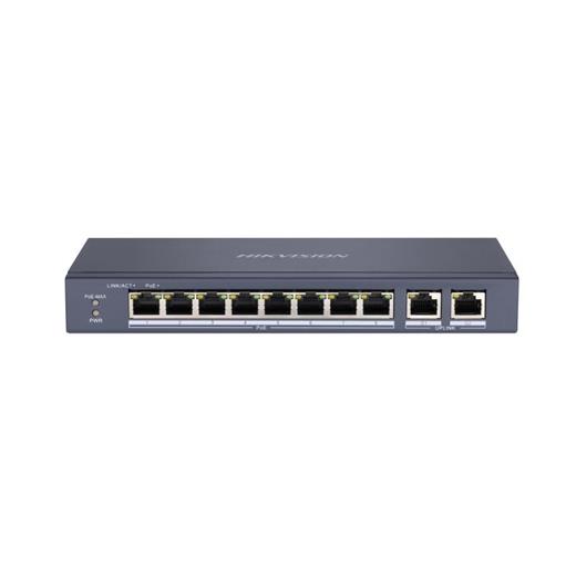Hıkvısıon Ds-3E0310P-E/M 8+2 10/100 Yönetilemez +2 Port Gb. 8 Port Poe 65W Metal Kasa