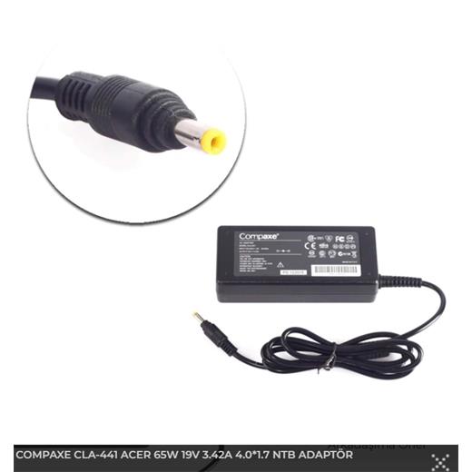 Compaxe Cla-441 19V 3.42A (4.0X1.7) Acer Notebook Adaptörü