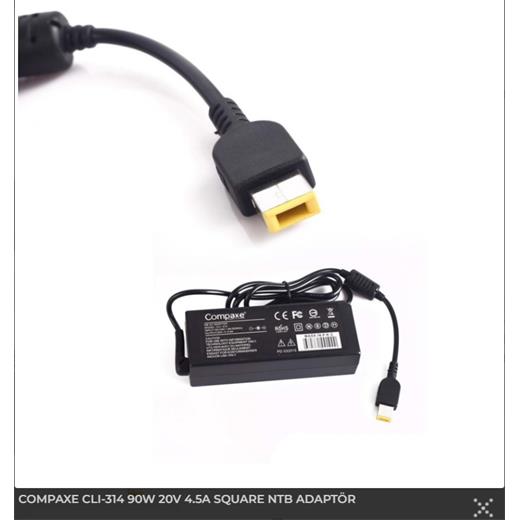Compaxe Clı-314 20V 4.5A Usb Uç Lenovo Notebook Adaptörü