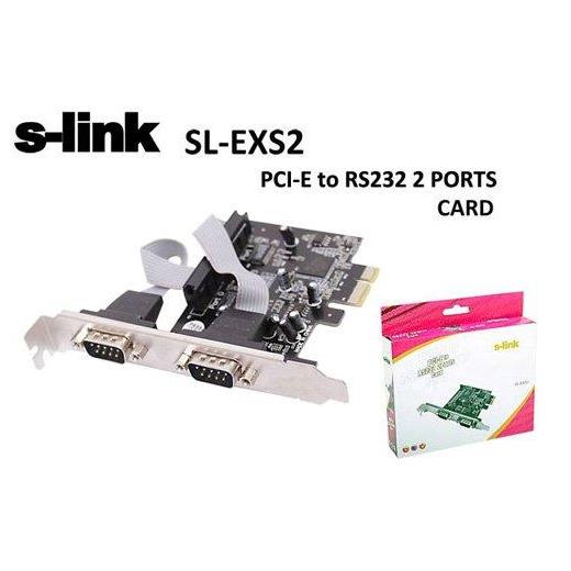 S-Lınk Sl-Ex2S 2 Adet Rs-232 Port Pcı Express