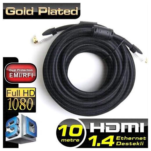 Dark Dk-Hd-Cv14L1000 10 Mt 4K / 3D 1.4V Altın Uçlu Hdmı Kablo