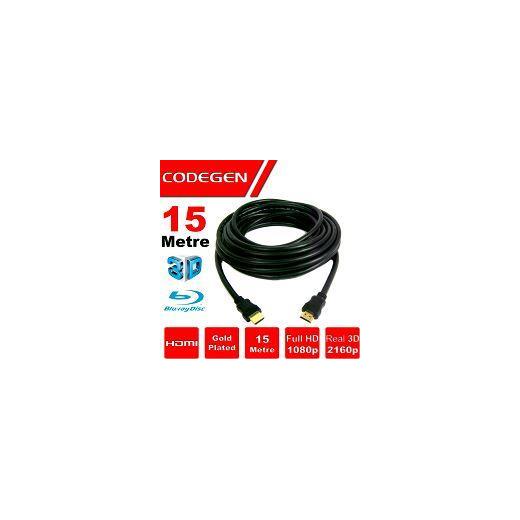 Codegen Cps150 15 Mt Altın Kaplama Uçlu Hdmı Kablo