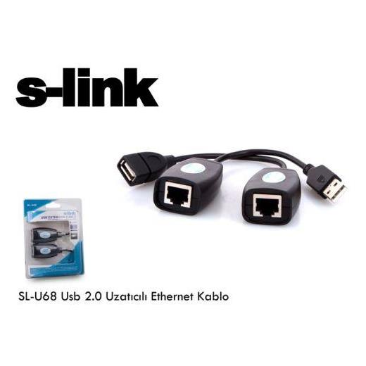 S-Lınk Sl-U68 Usb/Rj45 Uzatma Adaptörü