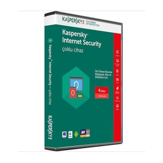 Kaspersky Kis4 İnternet Securty 4 Kullanıcı 1 Yıl Kutu