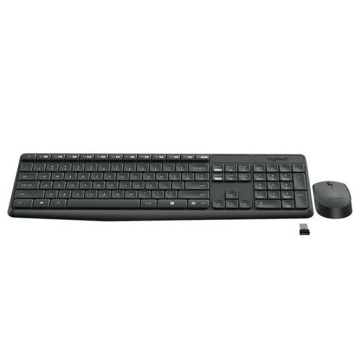 Logıtech Mk235 Q Türkçe Kablosuz Siyah Klavye+ Mouse