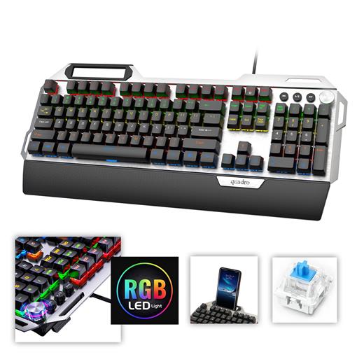 Quadro Tron X100 Q Türkçe Usb Rgb Mekanik Gaming Klavye